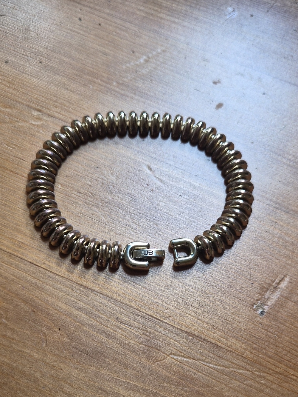 Jenny Bird's Gold-Tone Coil Bracelet with Clasp